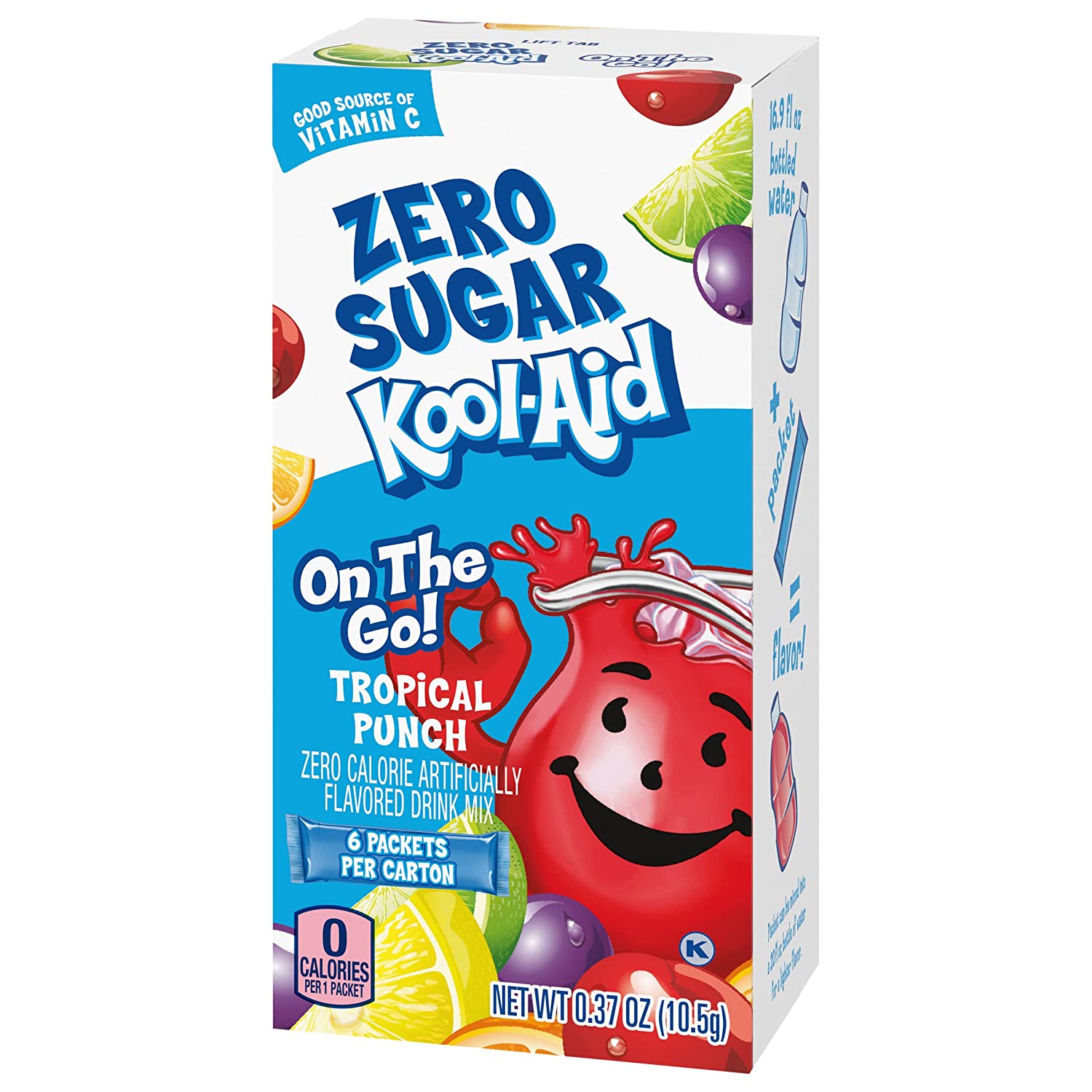 Kool-Aid Summer Blast Tropical Punch Flavored Powdered Drink Mix (19 oz Canister) - Image 4